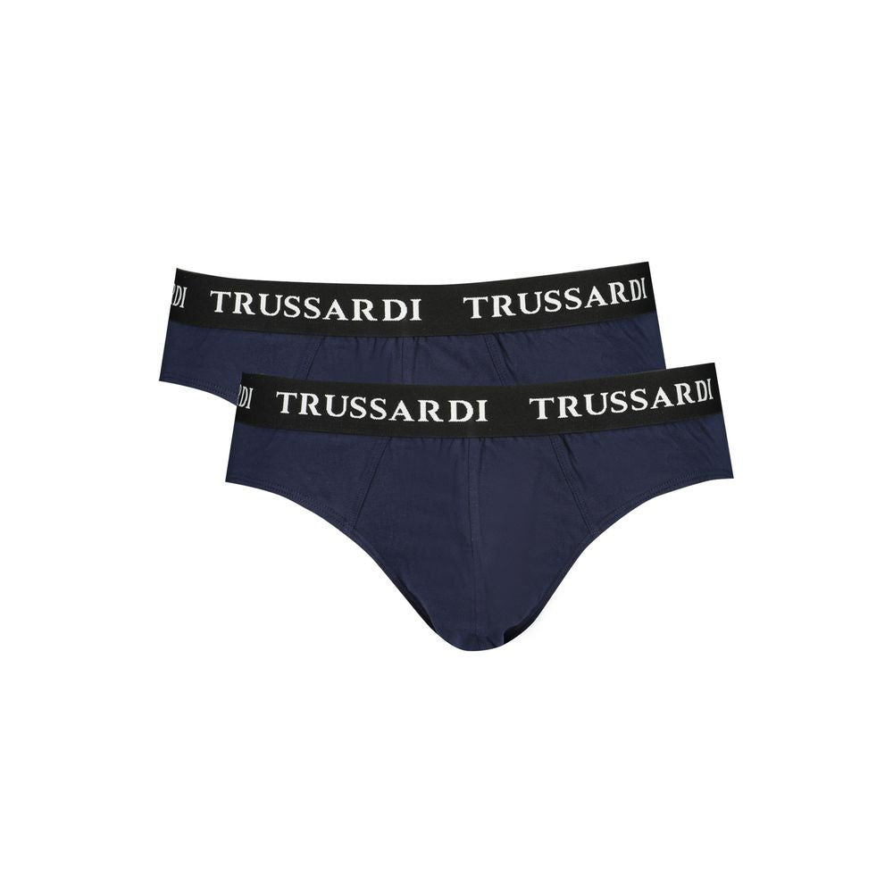 Blue Cotton Men Underwear Pack
