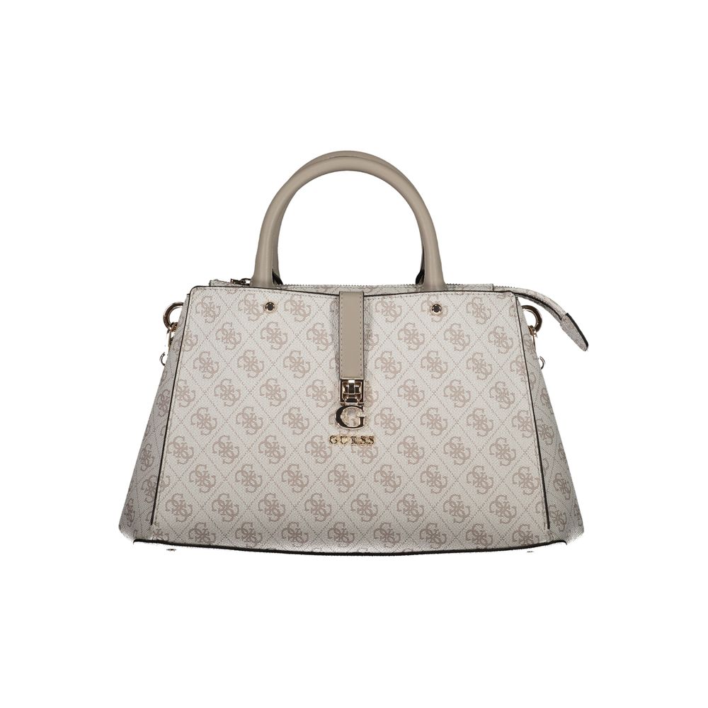 Gray Polyethylene Women Handbag