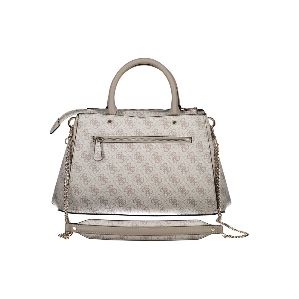 Gray Polyethylene Women Handbag