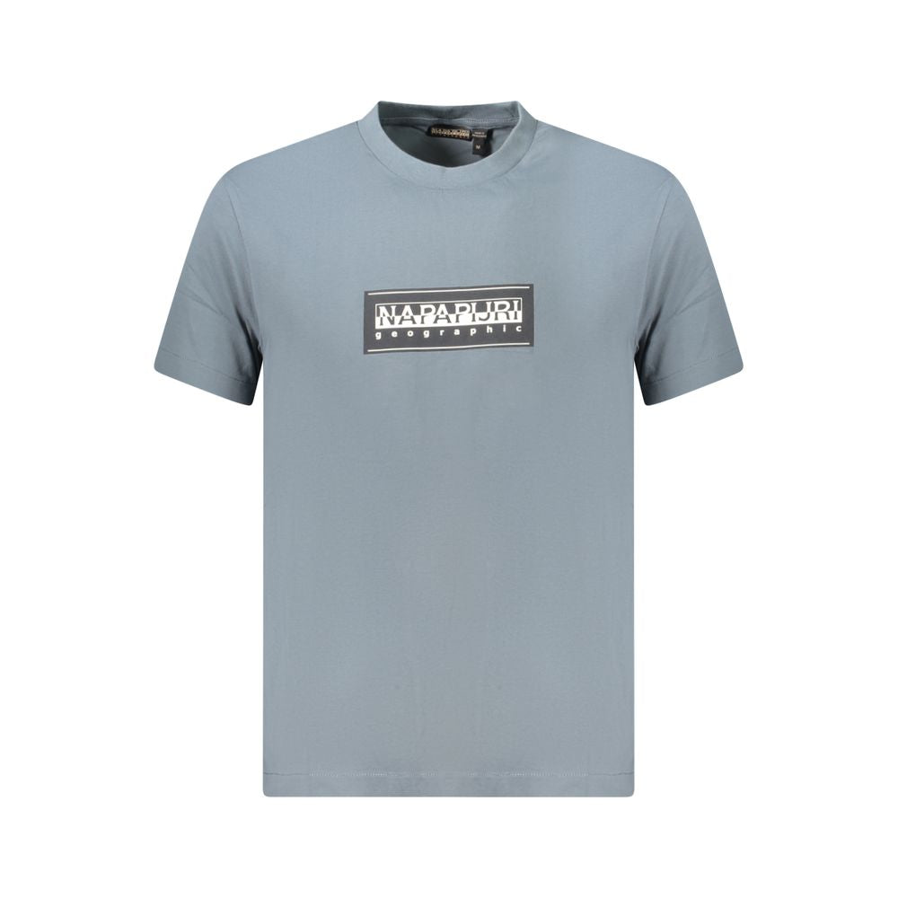 Gray Cotton Men T-Shirt