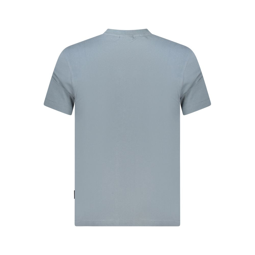 Gray Cotton Men T-Shirt