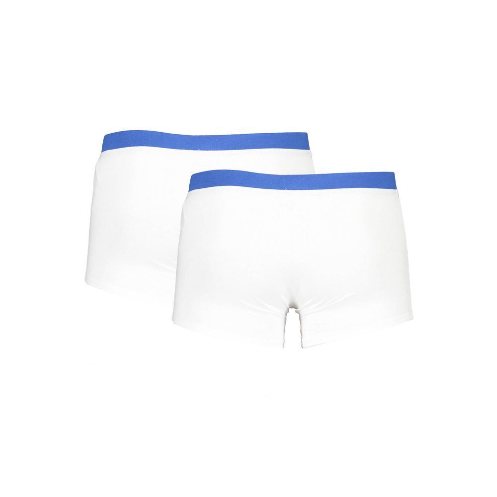 White Cotton Men Boxer