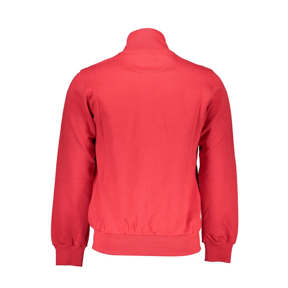Red Cotton Men's Sweater