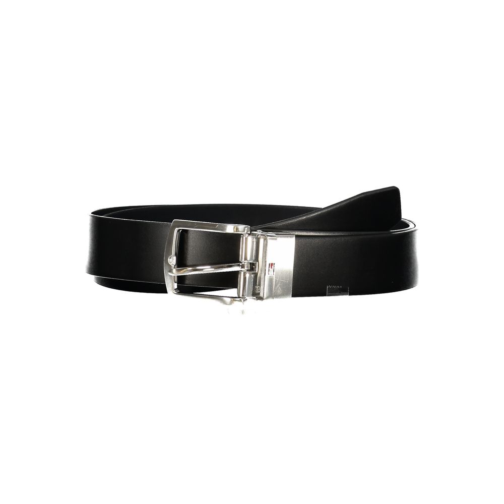 Blue Leather Men Belt