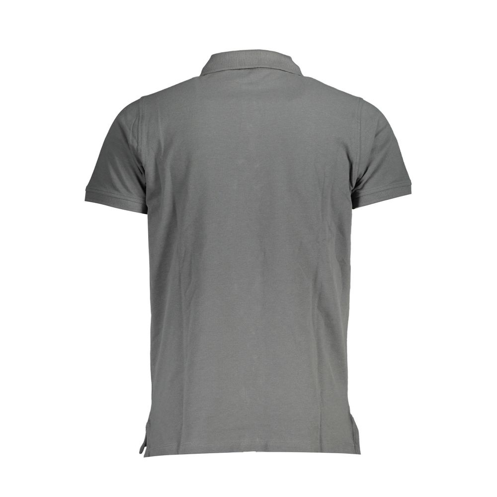 Brown Cotton Men Polo Shirt