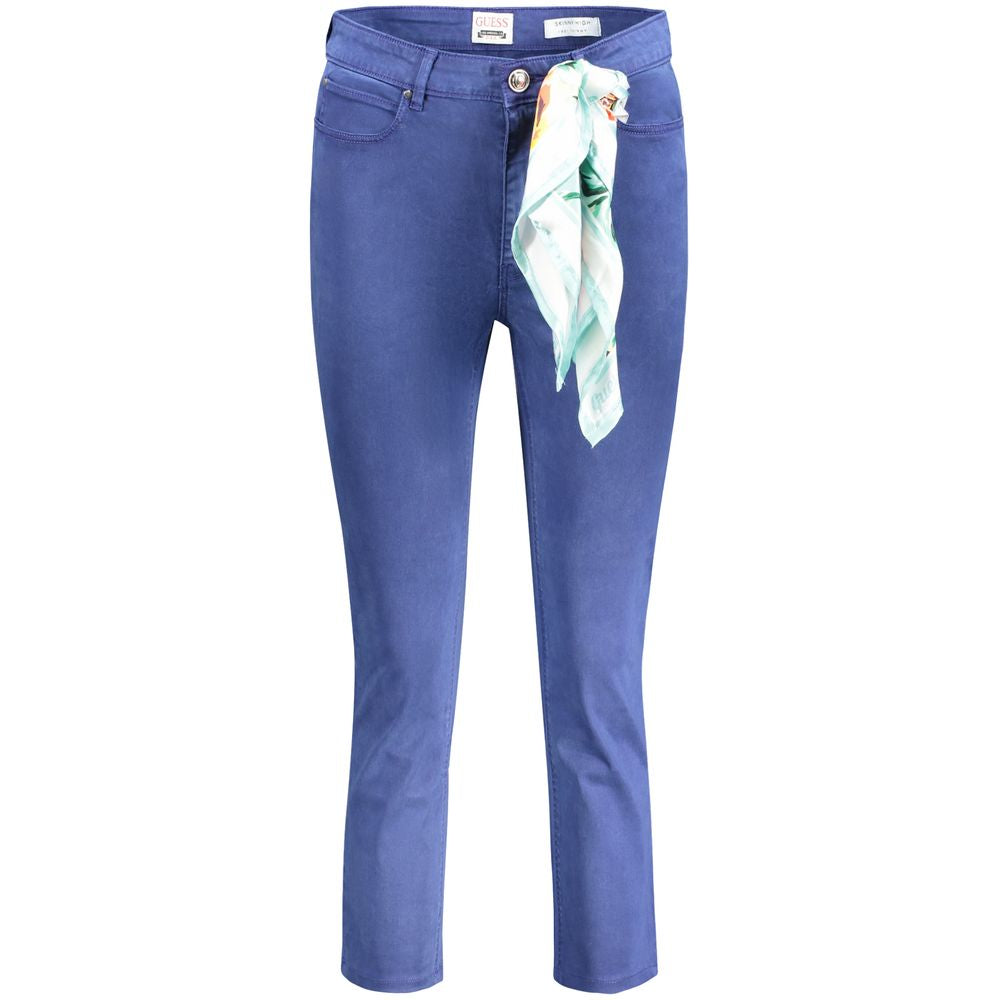بنطلون جينز نسائي من Guess Jeans باللون الأزرق من Lyocell