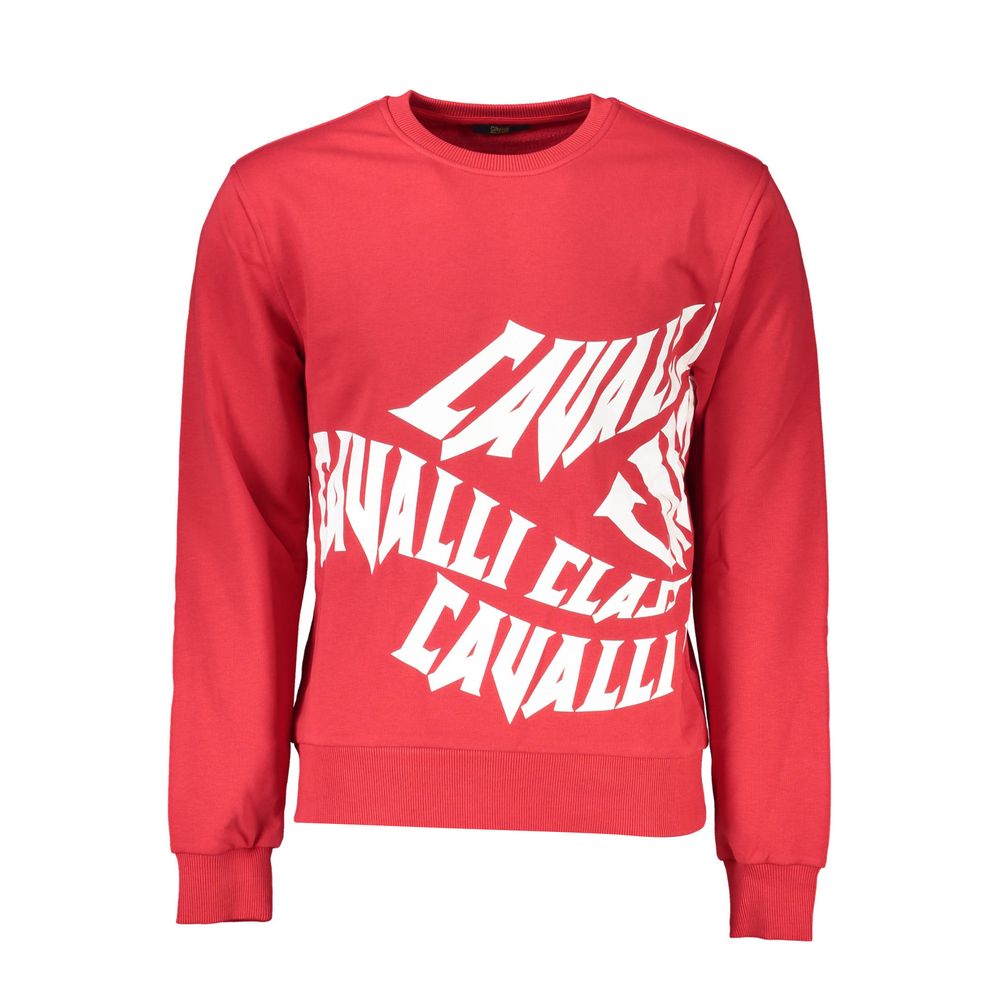 Red Cotton Men Sweater