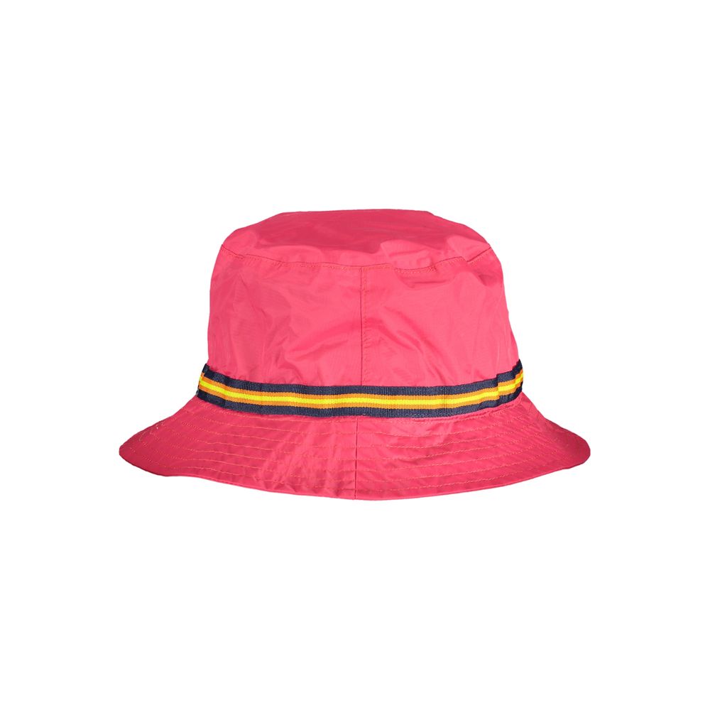 Pink Polyamide Men Hat