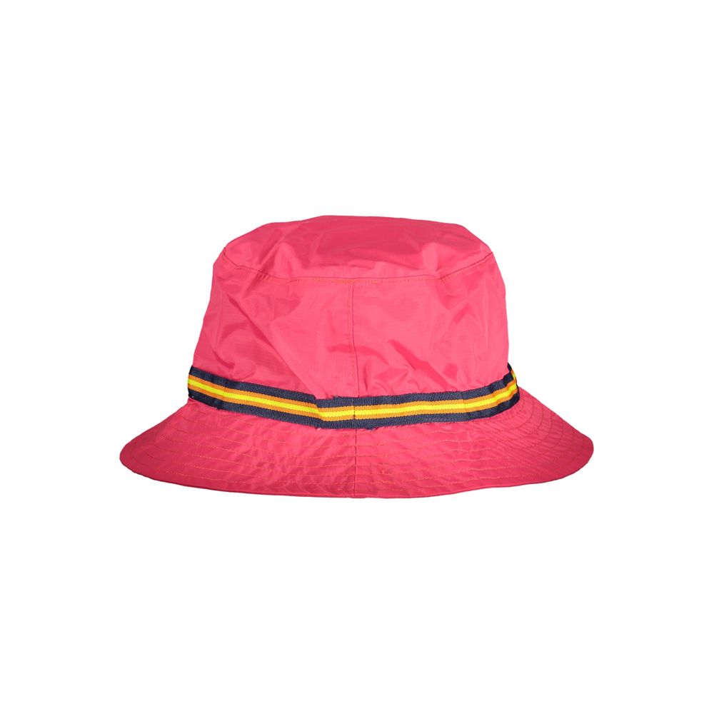 Pink Polyamide Men Hat