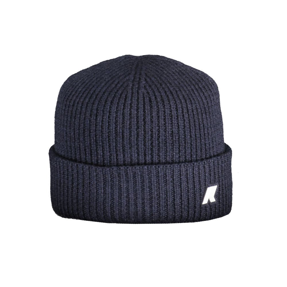 Blue Wool Men Cap