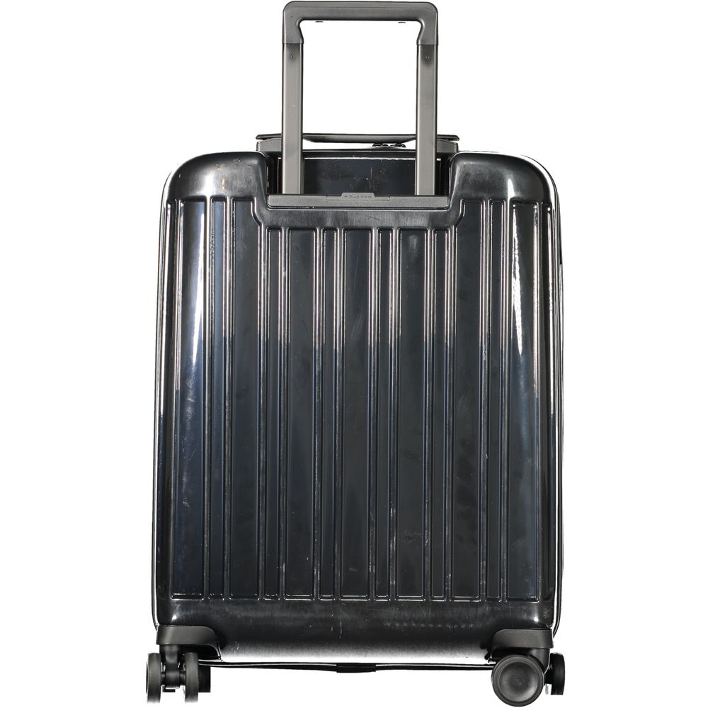 Black Polycarbonate Men Luggage