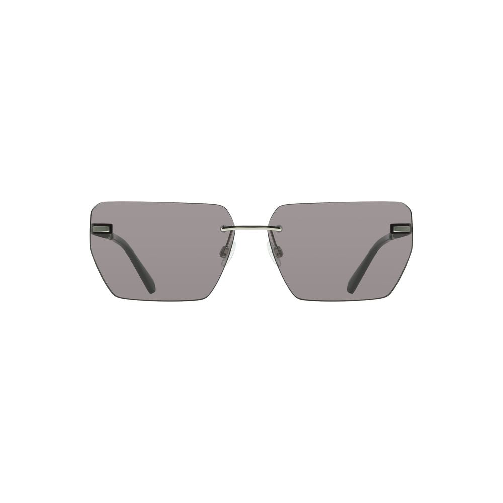 Gray Metal Men Sunglass