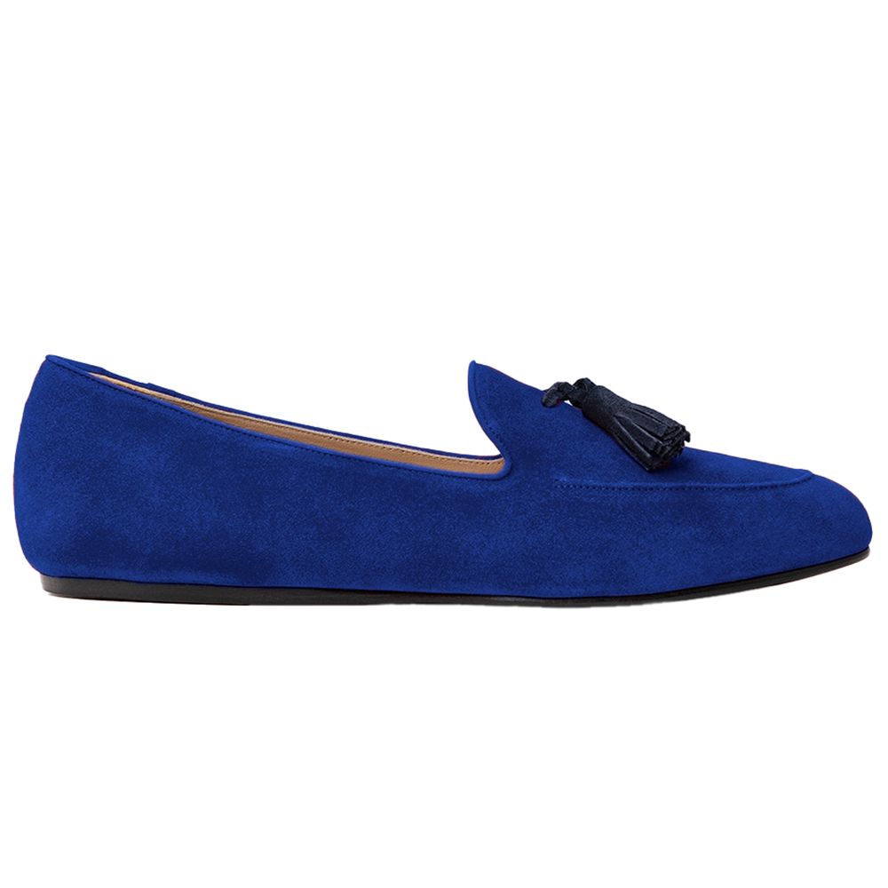 Blue Calfskin Unisex Loafer