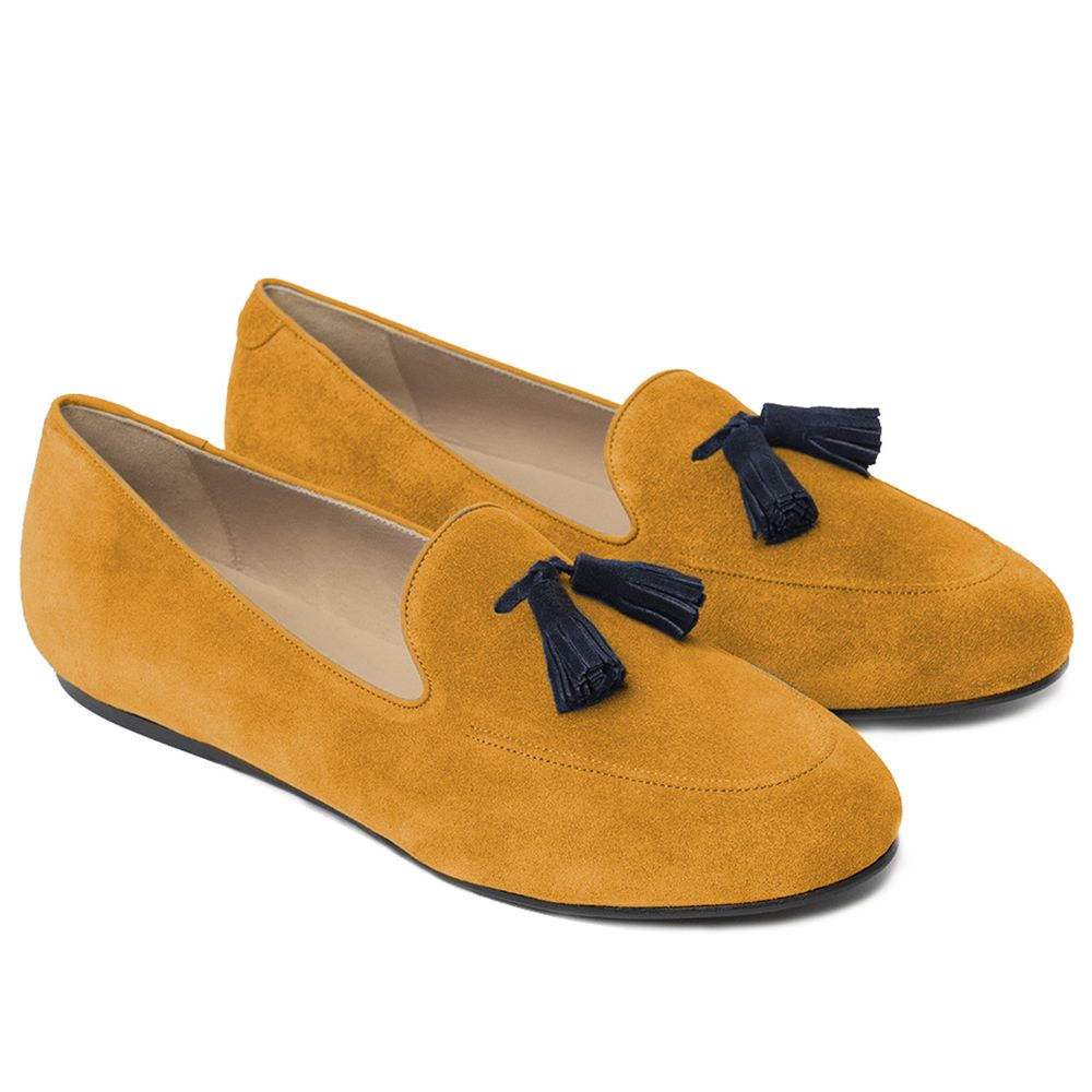 Yellow Calfskin Loafer