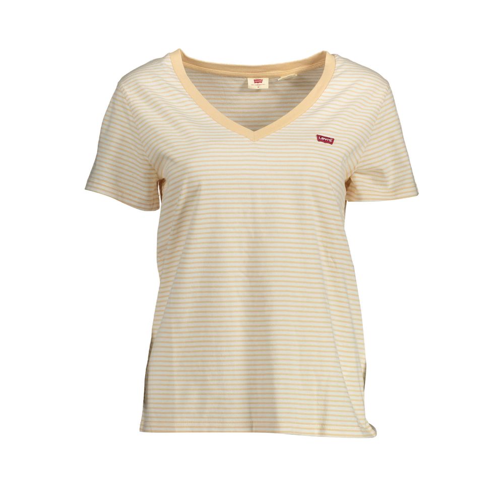 Beige Cotton Women Top