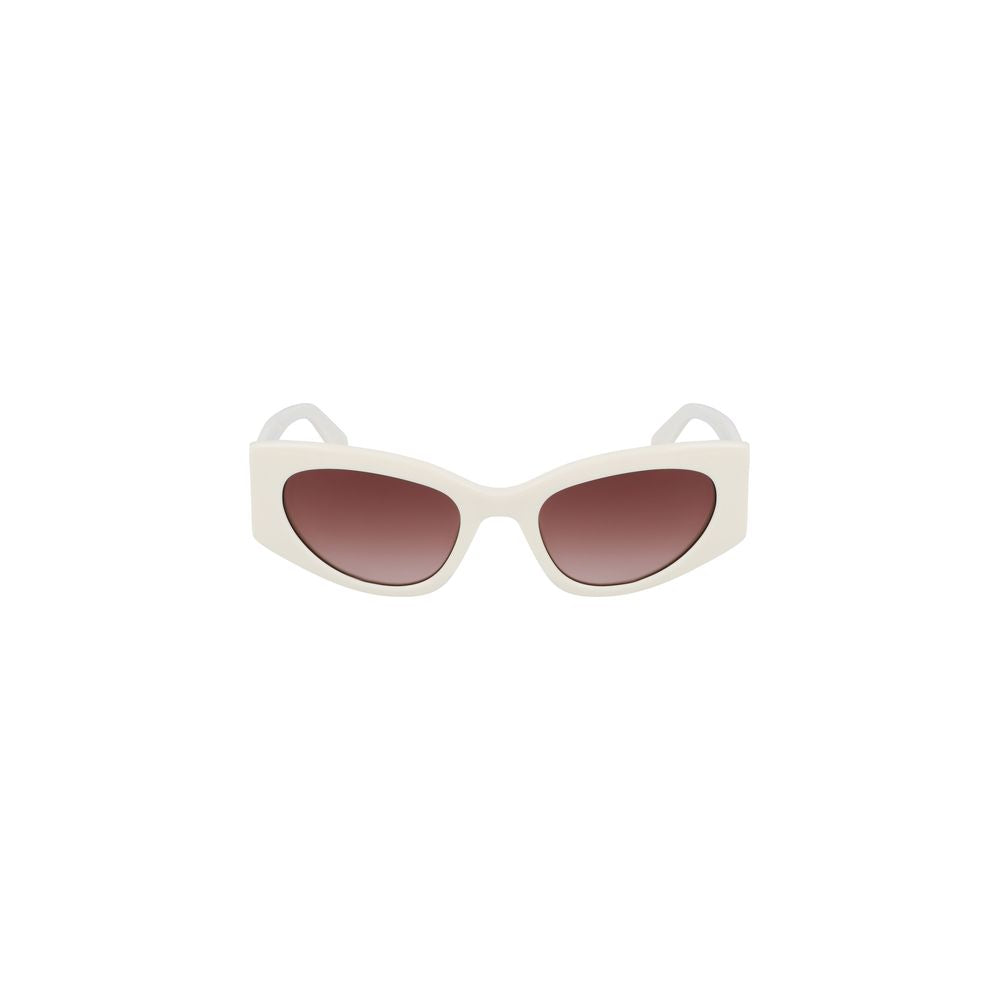 White Haircalf Women Sunglass