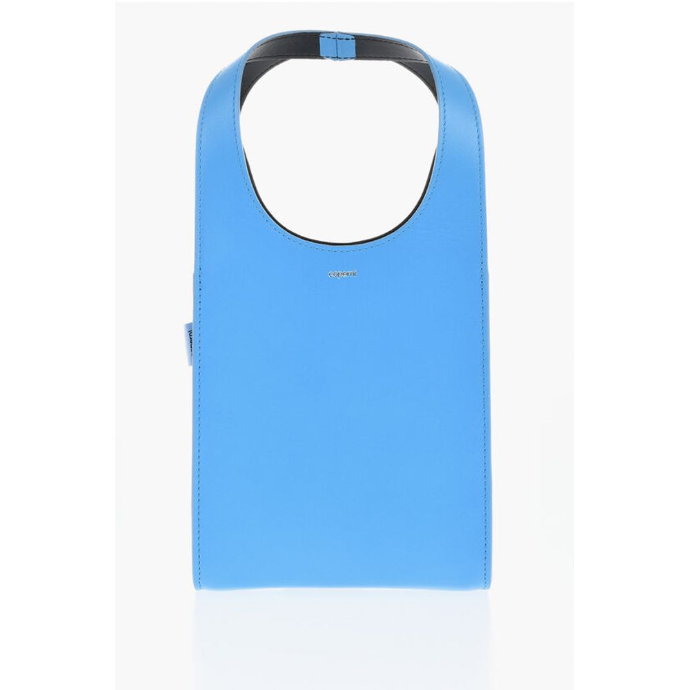 Leather Mini Bag with Removable Shoulder Strap