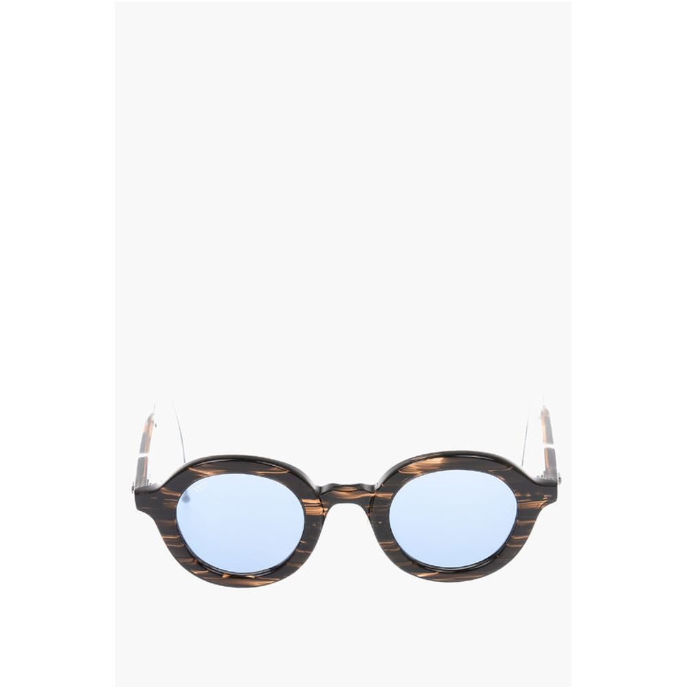 Turtle Printed Rounded Sunglasses