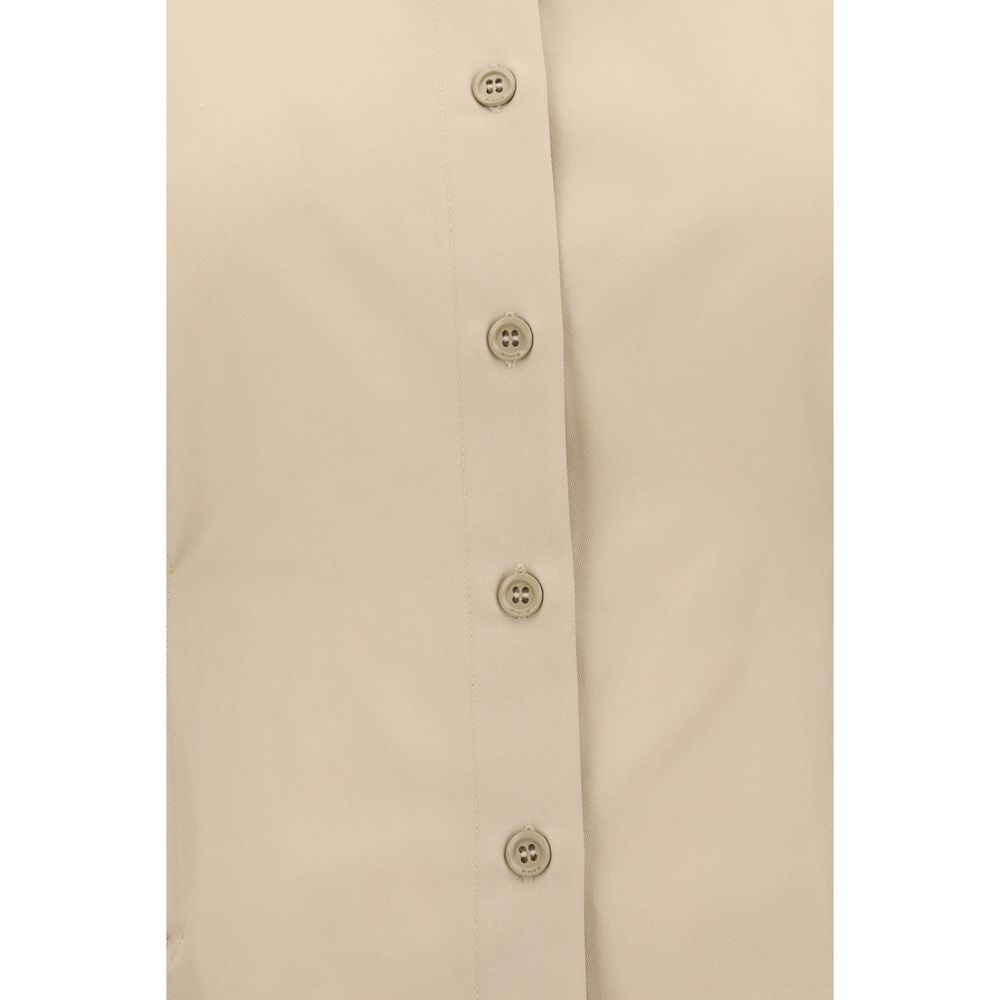Belted habotai Shirt