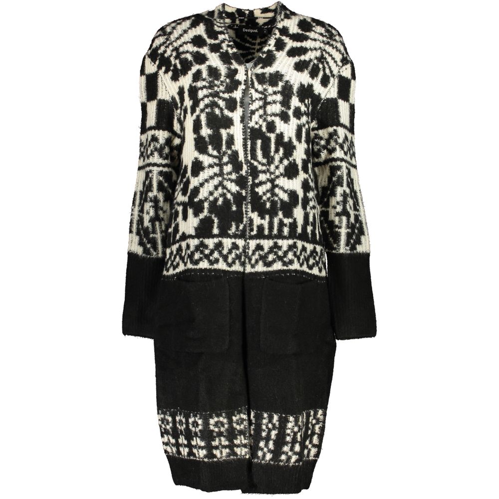 معطف Desigual Chic بأكمام طويلة وتفاصيل متباينة