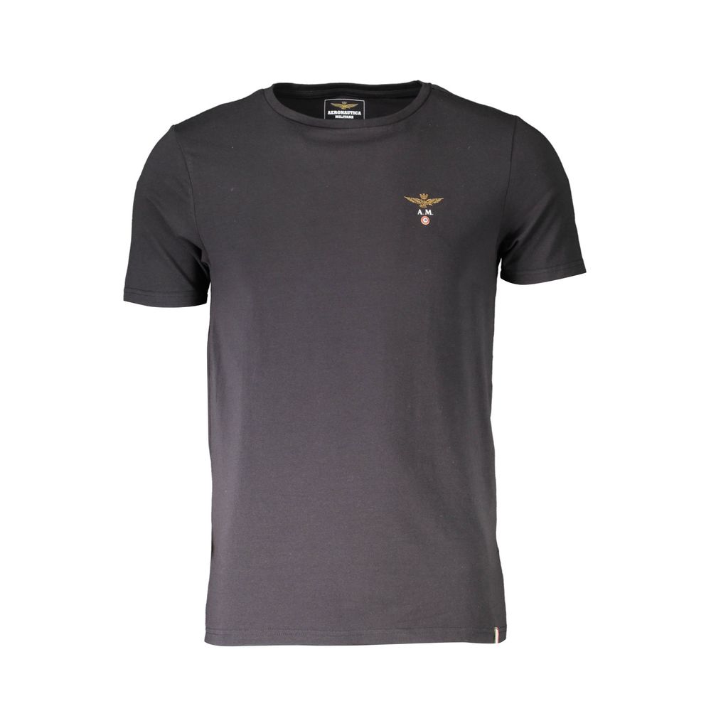 Black Cotton Men Underwear T-Shirt