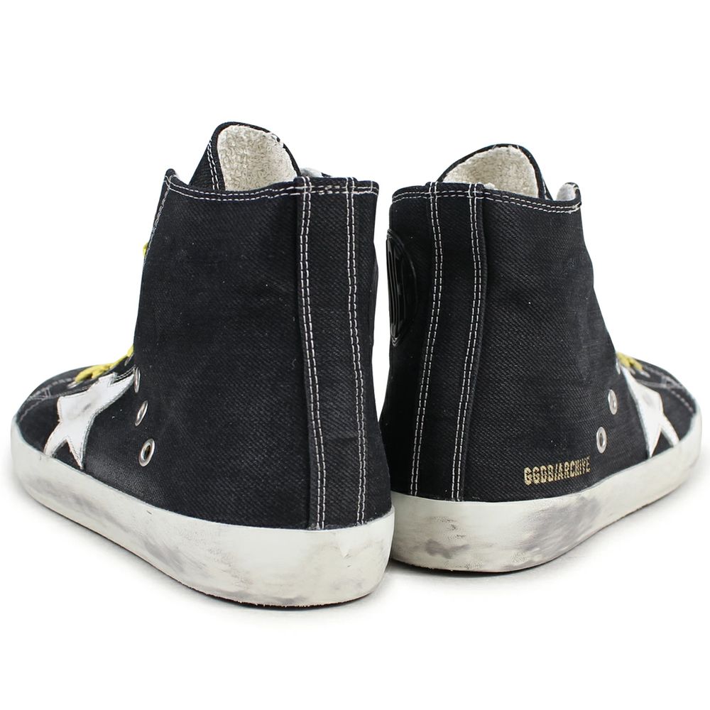 حذاء رياضي من القماش باللون الأسود من Golden Goose