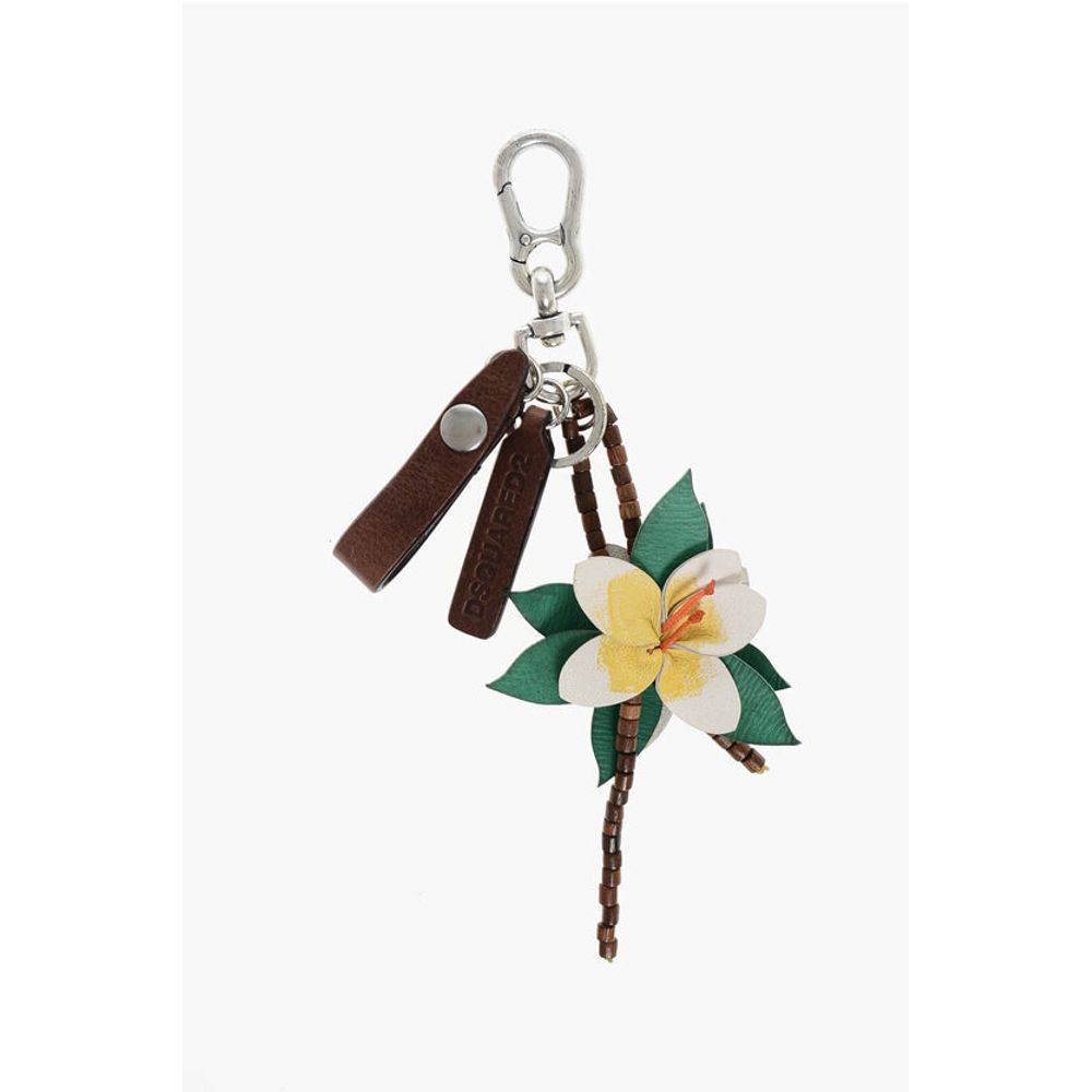 Keyring ALOHA SPIRIT with Leather Pendants