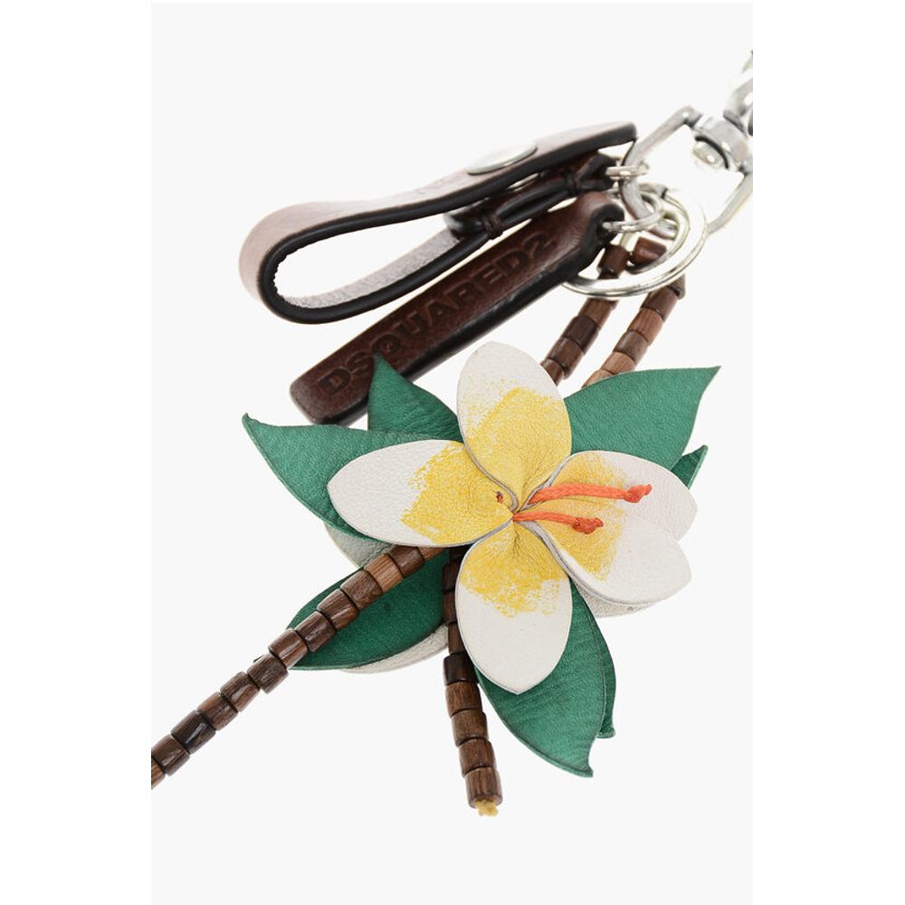 Keyring ALOHA SPIRIT with Leather Pendants