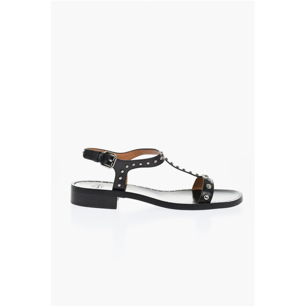 Leather Studded Sandals