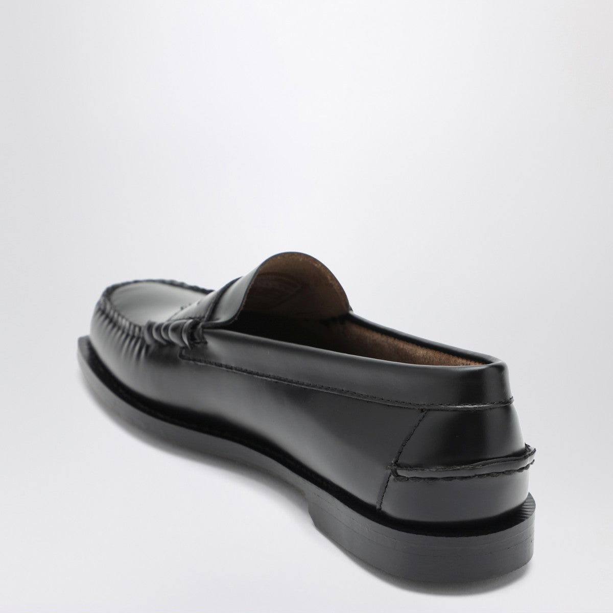 Sebago Sebago Black Madison moccasins in leather