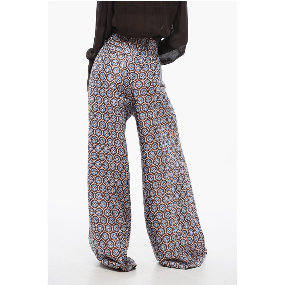 Jacquard Pleated Pants
