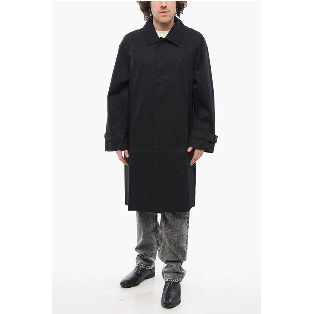 Lightweight Twill Cotton Coat with hidden Closure