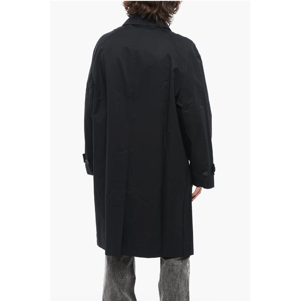 Lightweight Twill Cotton Coat with hidden Closure