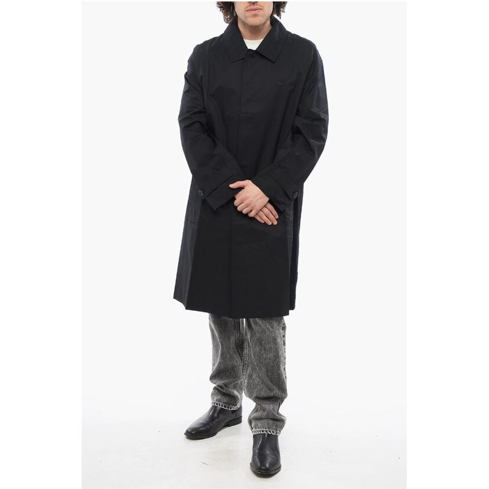 Lightweight Twill Cotton Coat with hidden Closure