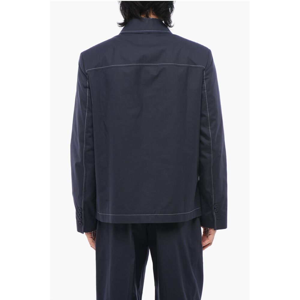 Contrasting Seams WORKWEAR Overshirt