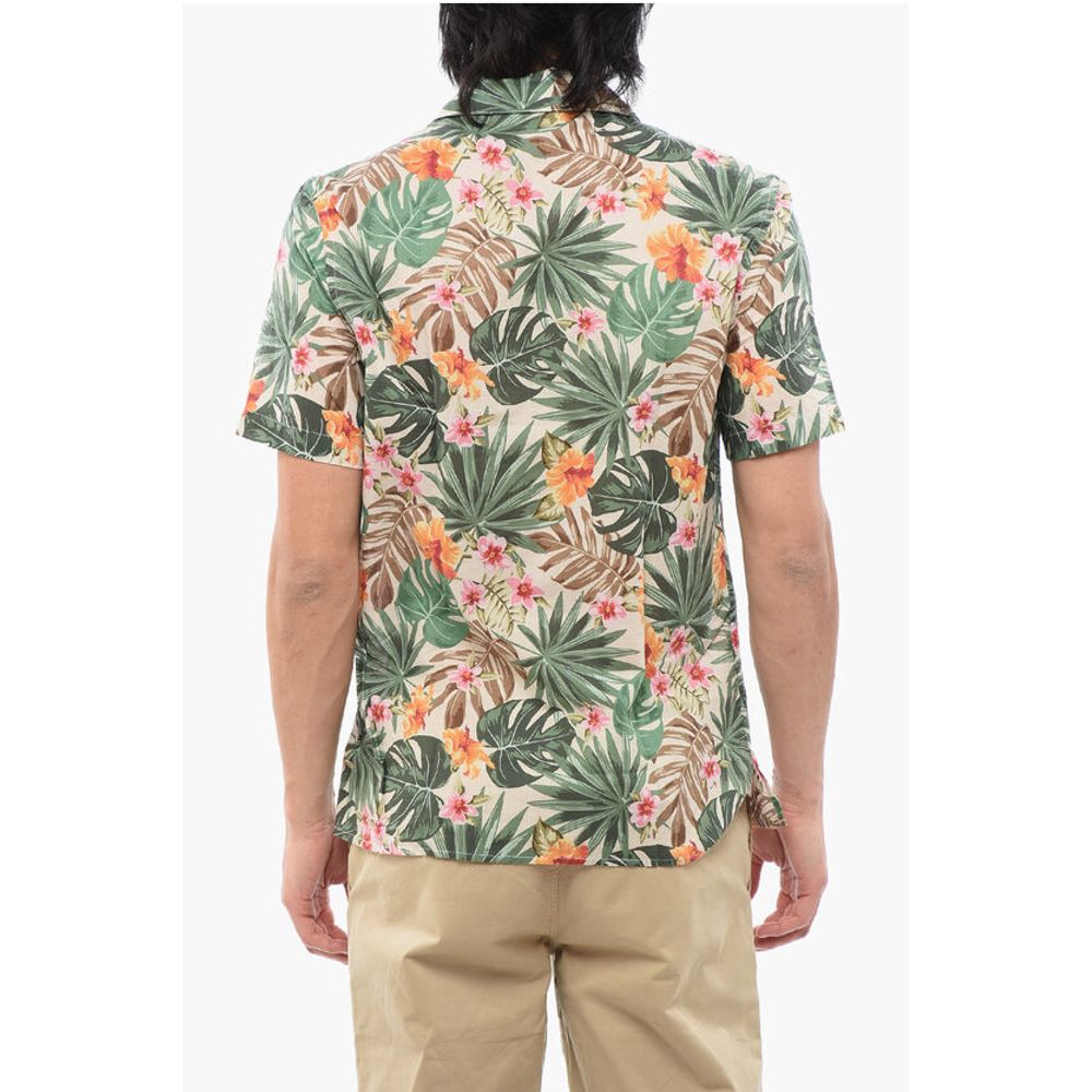 Floral Print Short Sleeved Shirt