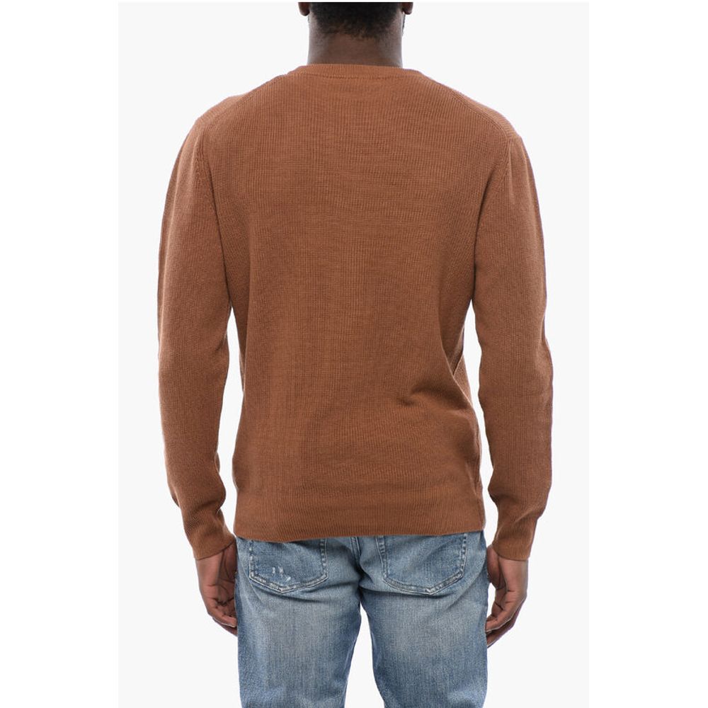 Linen Blend Crewneck Sweater
