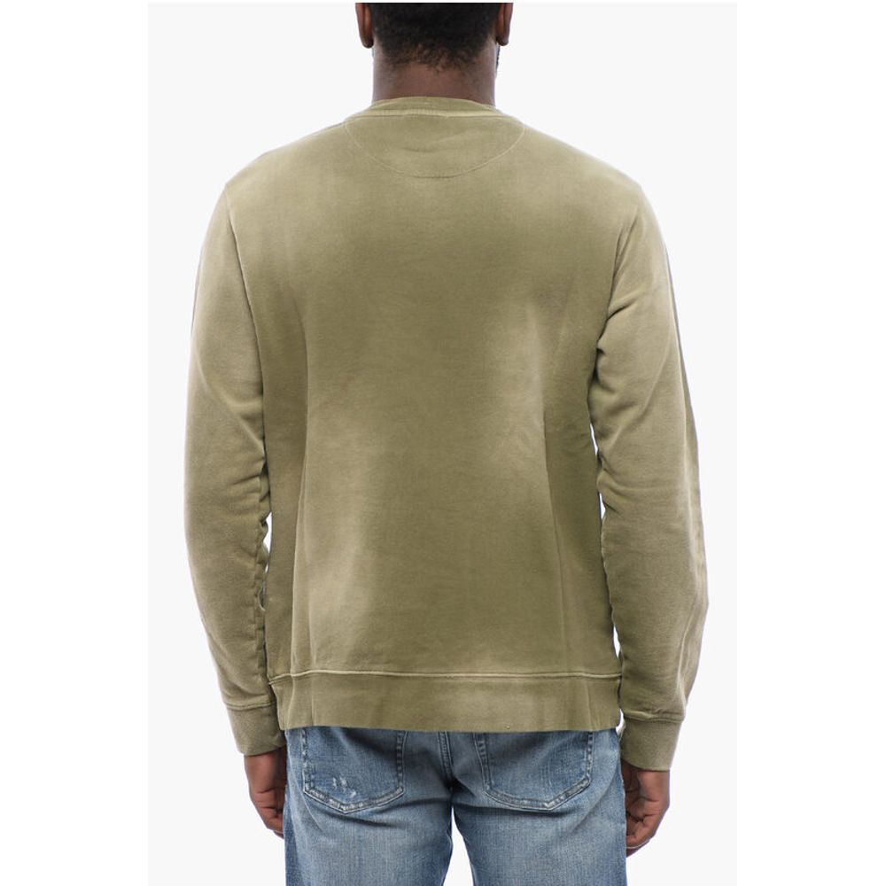 Brushed Cotton Crewneck Sweater