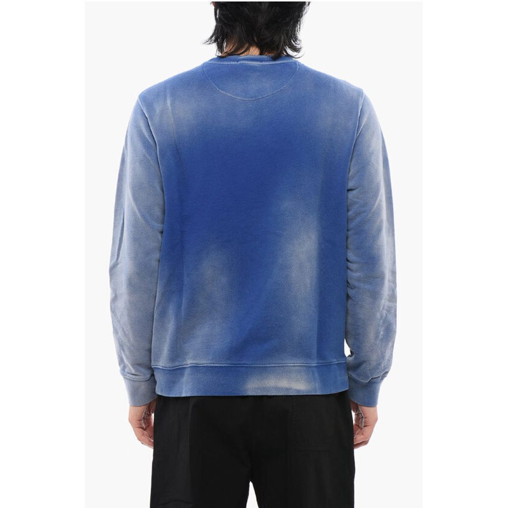 Brushed Cotton Crewneck Sweater