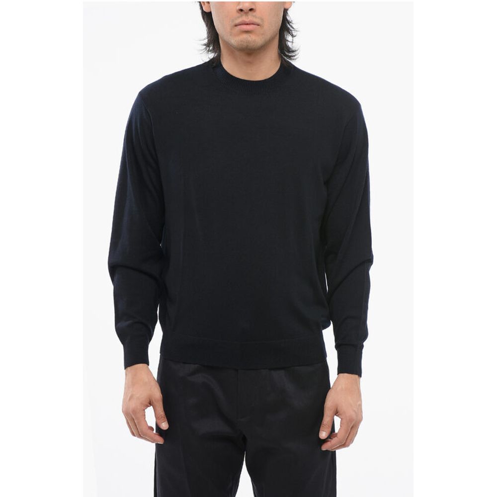 EMPORIO Virgin Wool Crew Neck Sweater