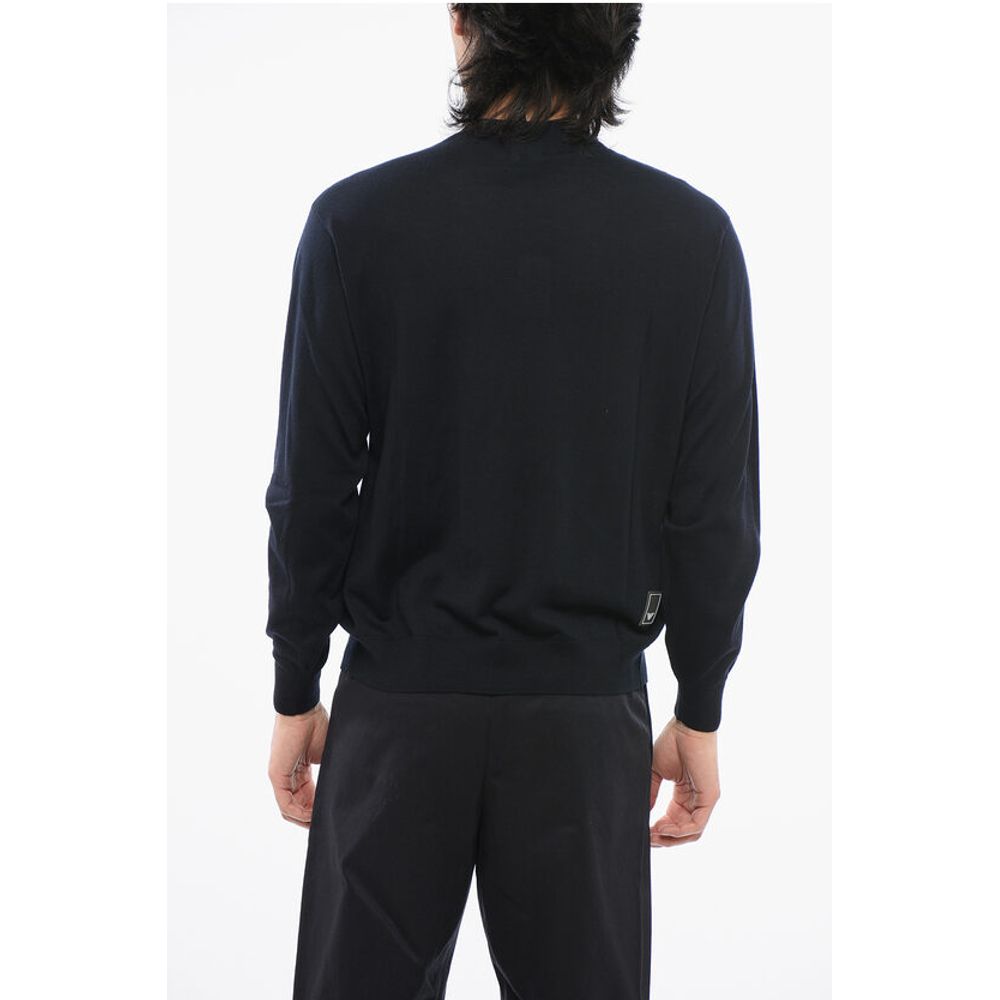 EMPORIO Virgin Wool Crew Neck Sweater