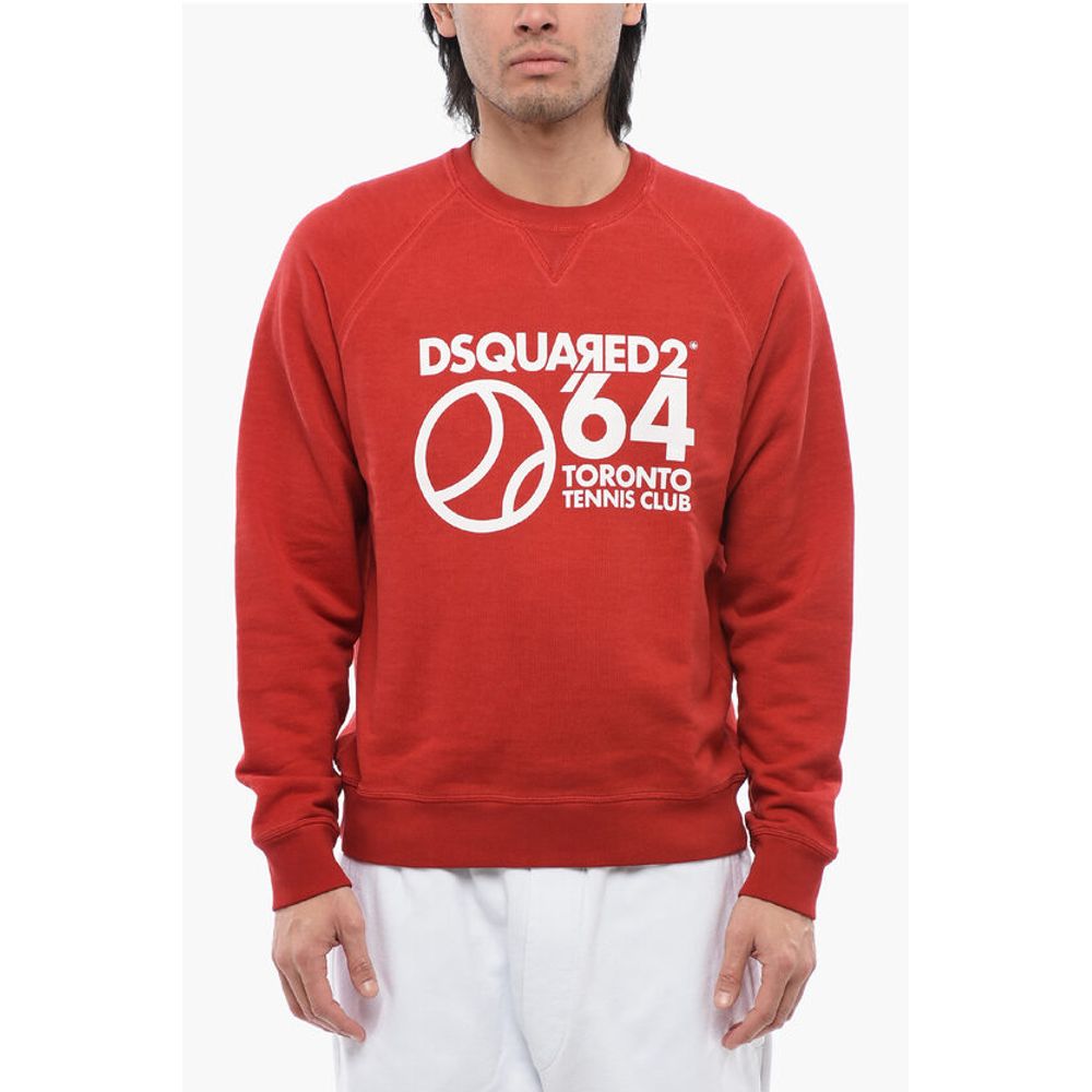 Cool Raglan Fit Brushed Cotton Crewneck Sweatshirt
