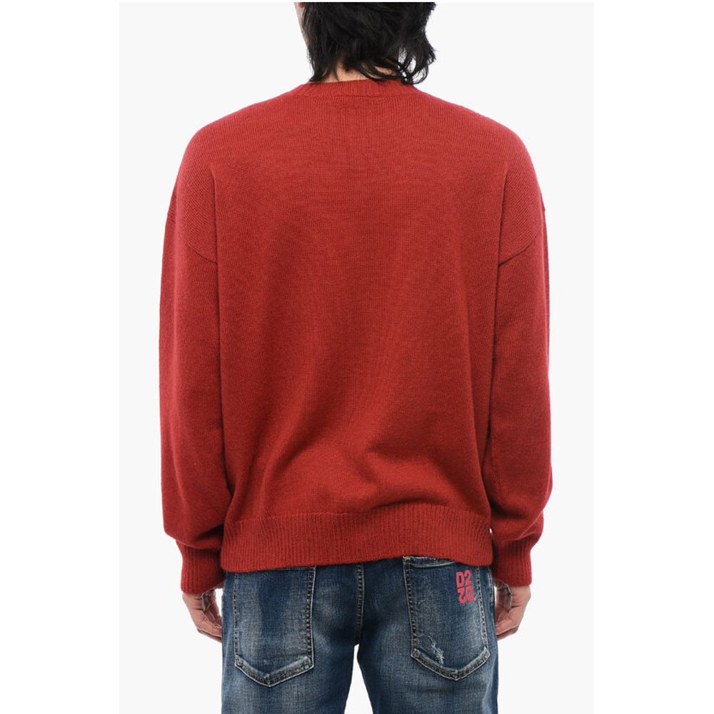 Crewneck Sweater With Embroidered Logo
