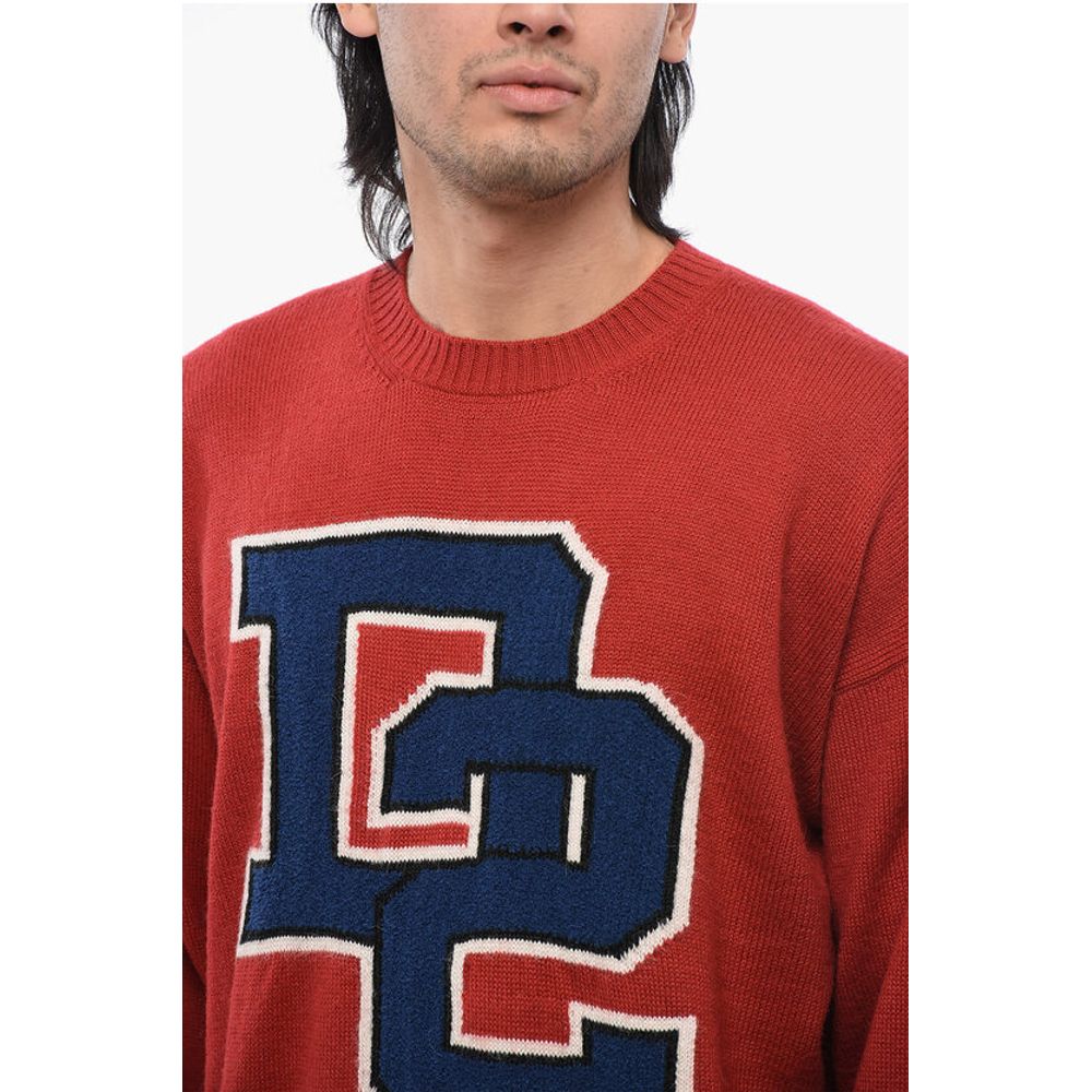 Crewneck Sweater With Embroidered Logo