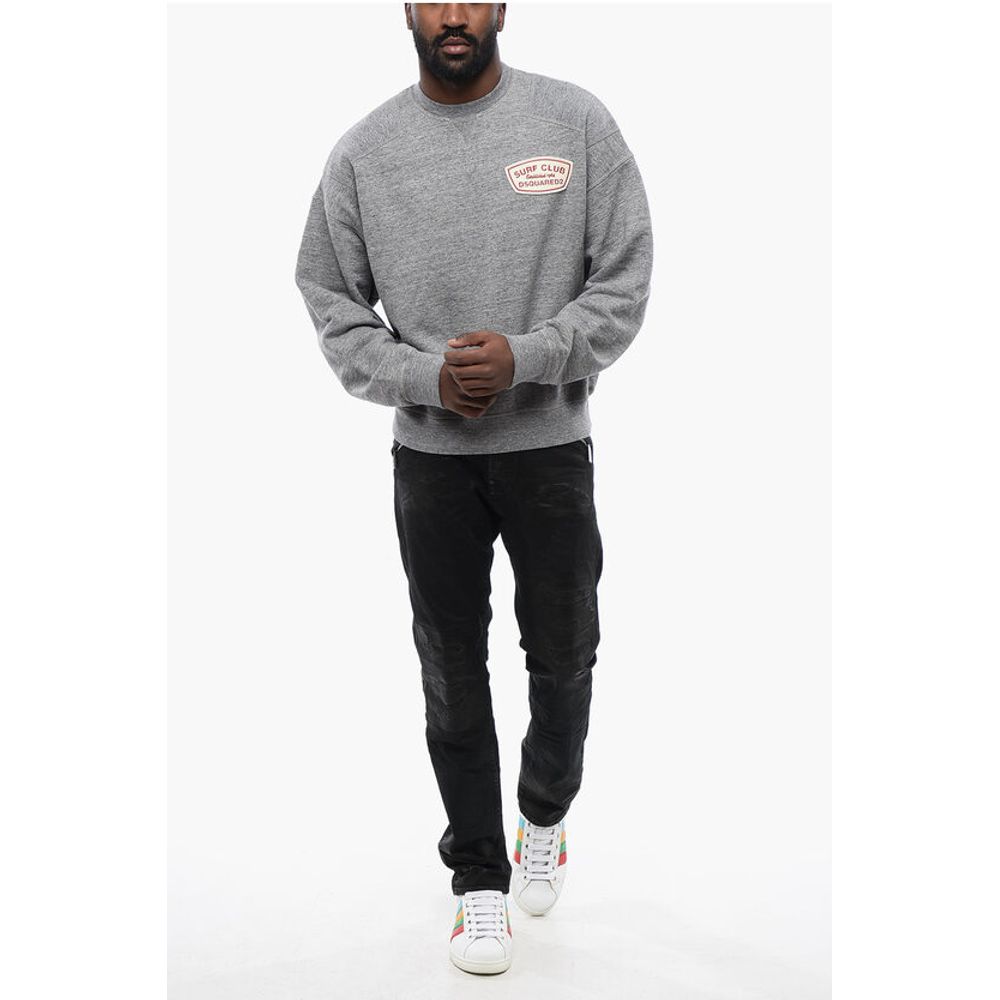 Cipro Fit Brushed Cotton SURF CLUB Crewneck Sweater