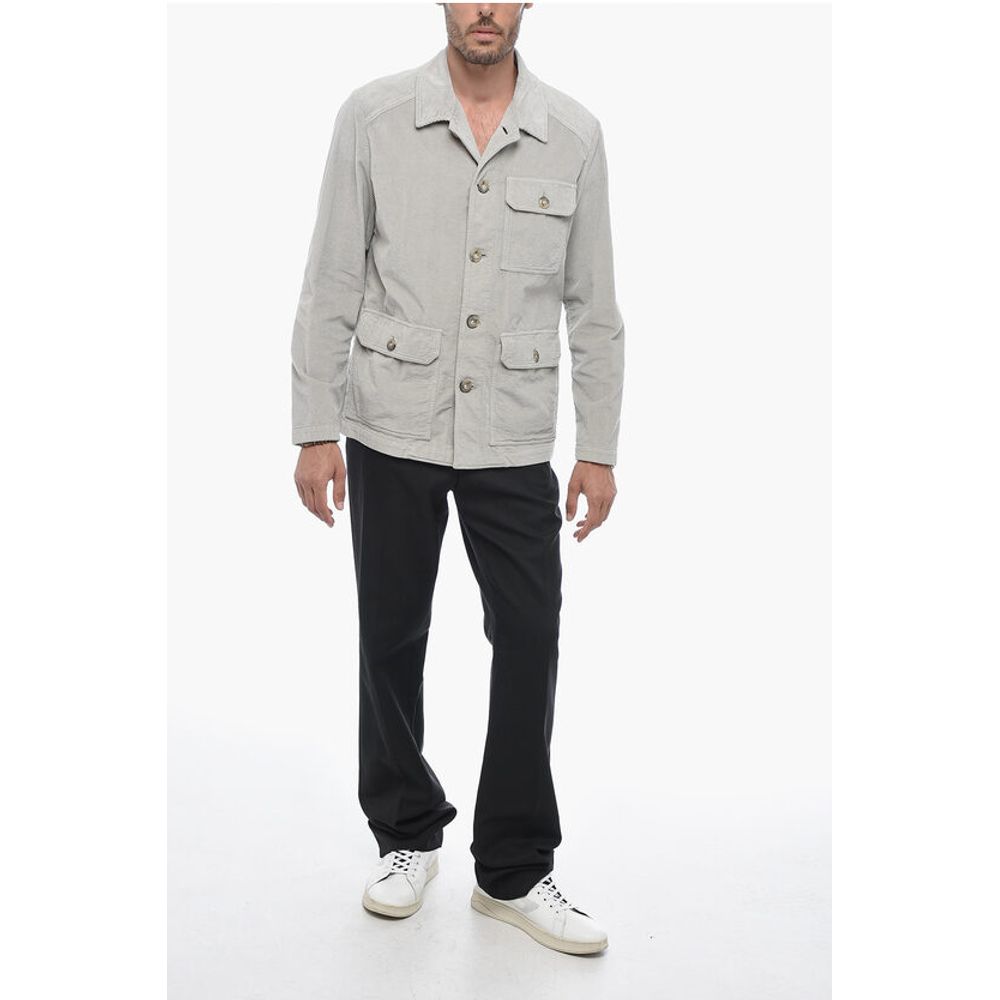 Corduroy HARRISON Overshirt with Collar