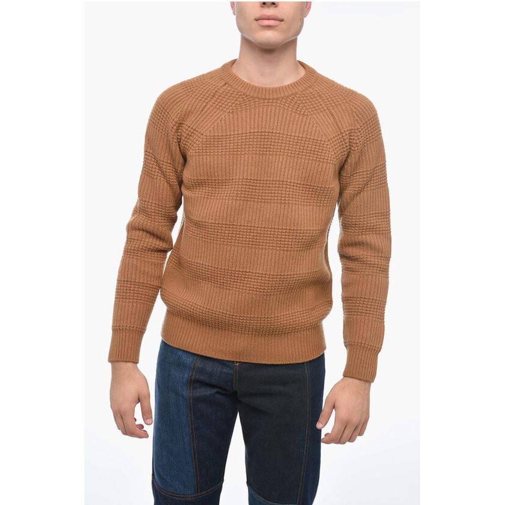 Crew Neck Virgin Wool Pullover