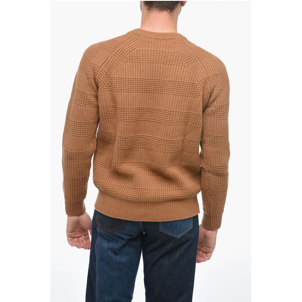 Crew Neck Virgin Wool Pullover
