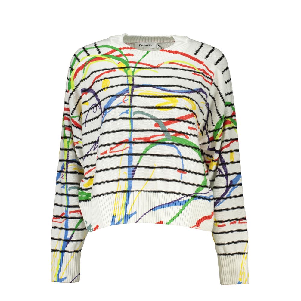 سترة Desigual Chic Contrast Detail برقبة دائرية