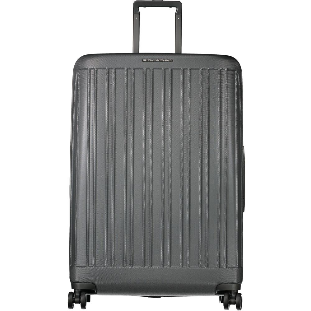 Gray Polycarbonate Men Luggage